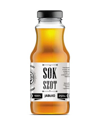 Naturalny sok tłoczony Sok Szot jabłko 100 proc.